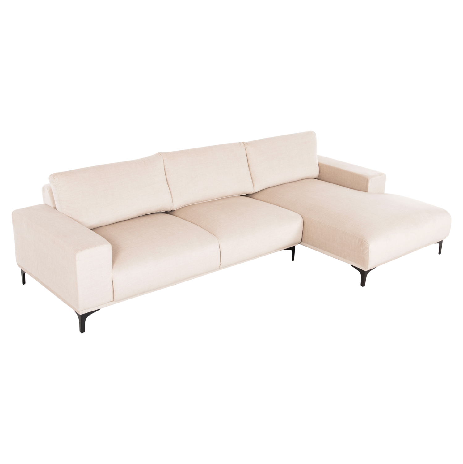 HM3278.01R ΚΑΝΑΠΕΣ ΓΩΝΙΑ (ΔΕΞΙΑ) NOA HM3278.01R ΕΚΡΟΥ ΥΦΑΣΜΑ 288x90-157x67-80Υεκ. - Image 1
