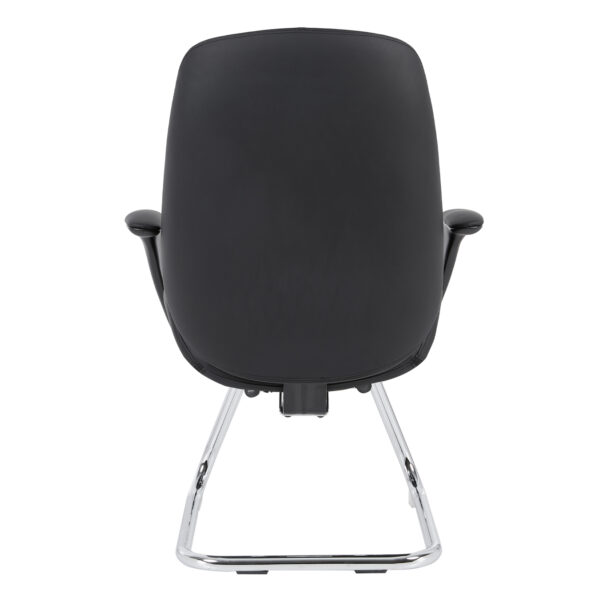 ΚΑΡΕΚΛΑ ΕΠΙΣΚΕΠΤΗ VELUM-s HM1235.01 ΜΑΥΡO PU--ΒΑΣΗ ΧΡΩΜΙΟΥ 71x60x100Υεκ. - Image 5