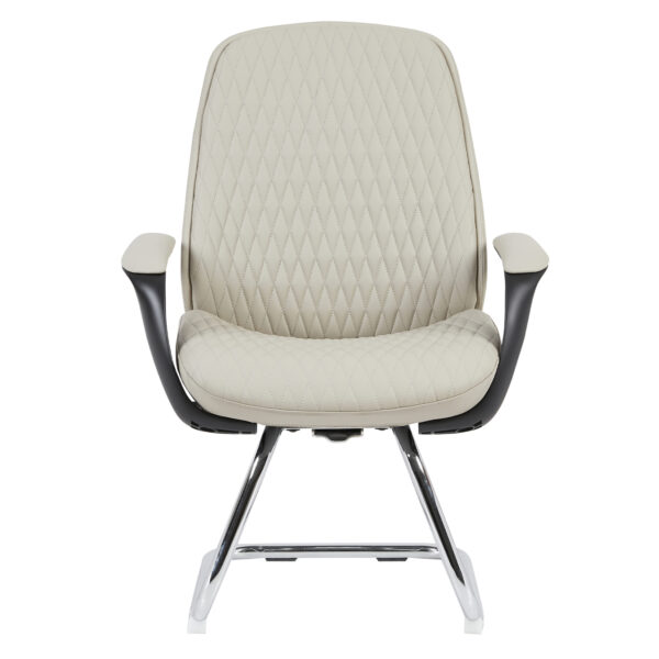 ΚΑΡΕΚΛΑ ΕΠΙΣΚΕΠΤΗ VELUM-s HM1235.02 ΜΠΕΖ PU--ΒΑΣΗ ΧΡΩΜΙΟΥ 71x60x100Υεκ. - Image 3