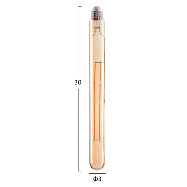 ΛΑΜΠΤΗΡΑΣ HM4191 LED FILAMENT 8W E27 3000K GOLD DIMMABLE - Image 2
