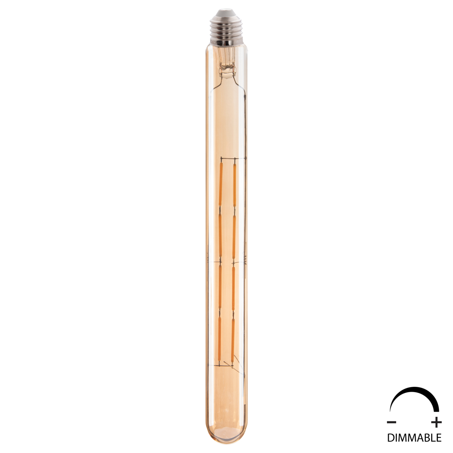 HM4191 ΛΑΜΠΤΗΡΑΣ HM4191 LED FILAMENT 8W E27 3000K GOLD DIMMABLE - Image 1