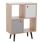 ΝΤΟΥΛΑΠΙ ΒΙΒΛΙΟΘΗΚΗ HM8761 HATTIE 60x29x79Υ εκ.