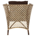 ΠΟΛΥΘΡΟΝΑ ΕΞΩΤ.ΧΩΡΟΥ HM6111 SILMAR-RATTAN ΚΑΦΕ ΚΑΙ ΦΥΣΙΚΟ-ΜΑΞΙΛΑΡΙΑ ΚΑΦΕ 82x76x85Υεκ - Image 6
