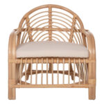 ΠΟΛΥΘΡΟΝΑ FEMUR HM9837 RATTAN ΣΕ ΦΥΣΙΚΟ- ΛΕΥΚΟ ΜΑΞΙΛΑΡΙ 72x66x75Υεκ. - Image 3