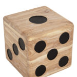 ΣΚΑΜΠΟ ΖΑΡΙ HM7898 ΞΥΛΟ ΤΕΑΚ ΣΕ WHITE WASH ΧΡΩΜΑ 40x40x40 εκ. - Image 6