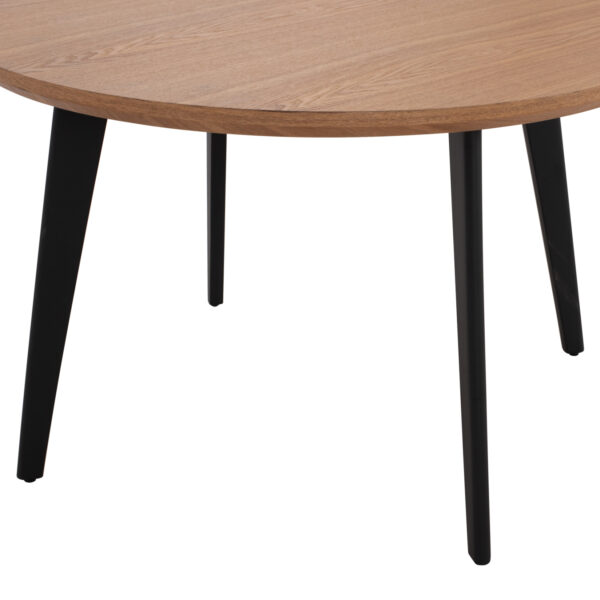 ΤΡΑΠΕΖΙ LAGERT HM9306.01 ΣΤΡΟΓΓΥΛΟ ΜΕ ΚΑΠΛΑΜΑ ΔΡΥΟΣ ΣΕ ΣΤΥΛ ΡΟΥΣΤΙΚ Φ120x75Yεκ. - Image 4
